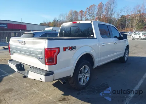 2015 Ford F-150 Platinum from USA, damaged, VIN 1FTEW1EG6FFC29403